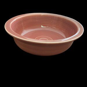Vintage Fiestaware Fiesta Nappie Bowl Rose 8-1/2" 1950's - 1969